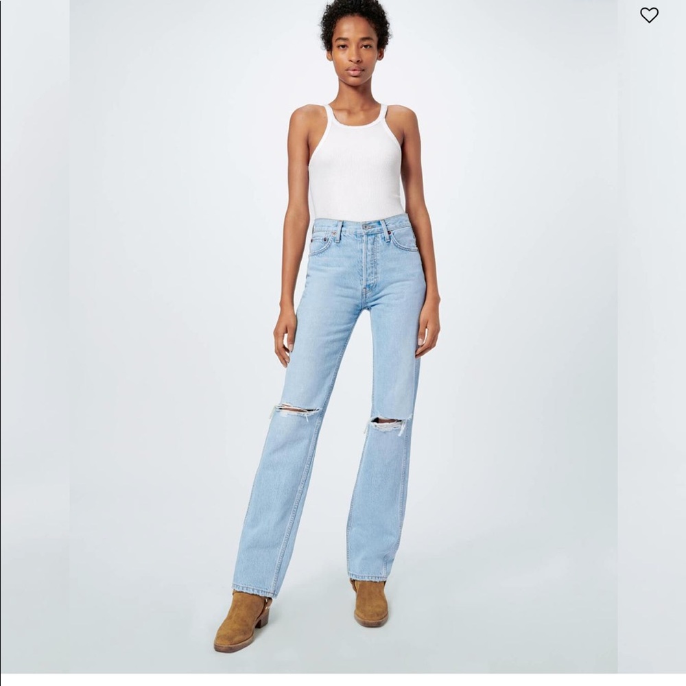 Size 24 high rise loose re/dones